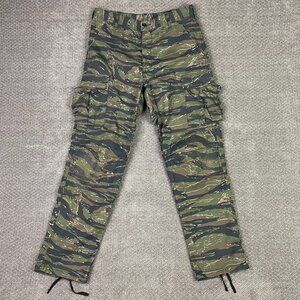 US Army Tiger Stripe Pants Men's Medium Camo Military Rothco BDU Cargo